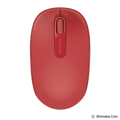 MICROSOFT Wireless Mobile Mouse 1850 [U7Z-00040] - Flame Red